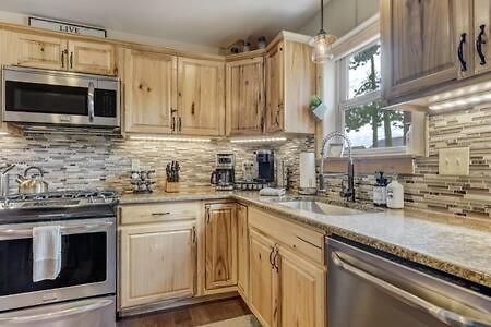 Cabin~Views~Heart Of Town~W&D~Fireplace~Kitchen Woodland Park Luaran gambar