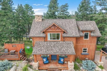 Cabin~Views~Heart Of Town~W&D~Fireplace~Kitchen Woodland Park Luaran gambar